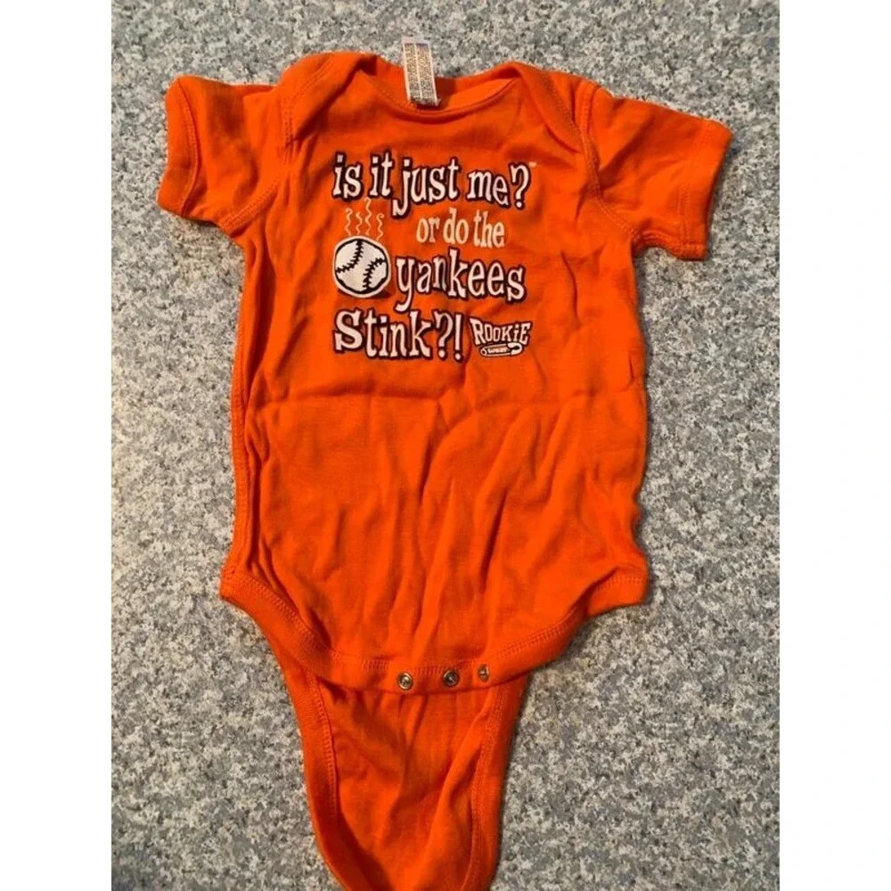 Is it me or do the Yankees stink?! 12 Month one piece outfit